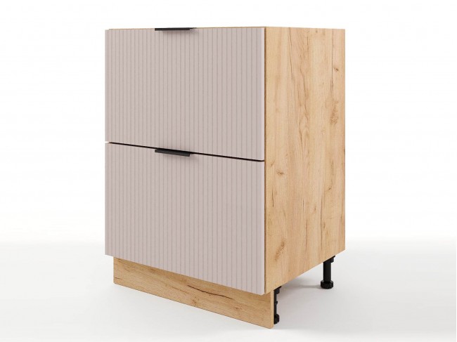 Шкаф напольный Татами с 2-мя ящиками и 1-м скрытым ящиком 600х82 фото