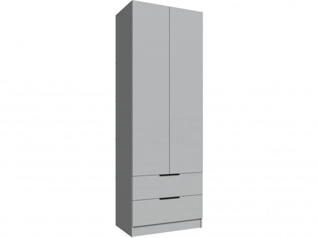 Шкаф Мадрид (0,8) с 2 ящ. без зеркала, Камень серый фото
