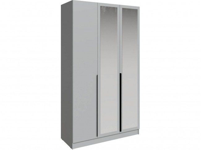 Шкаф Мадрид (1,3) с зеркалом, Камень серый фото