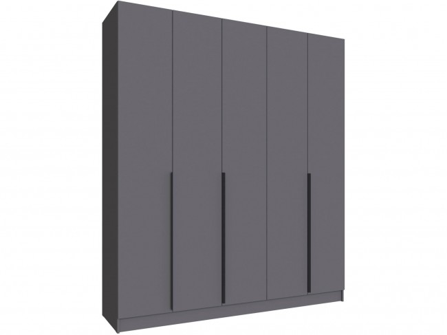 Шкаф Мадрид (2,0) с 3 ящ. внутри без зеркала, Графит серый фото