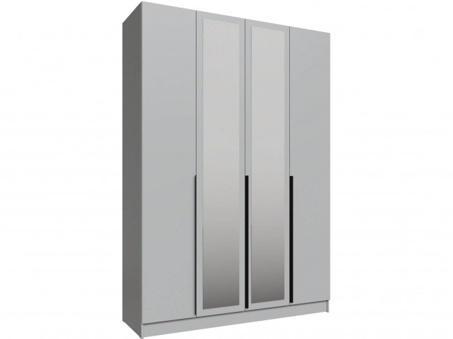 Шкаф Мадрид (1,6) с зеркалом, Камень серый фото