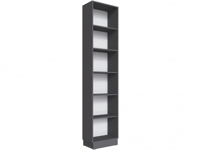 Шкаф Мадрид торцевой (0,25), Графит серый фото