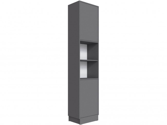 Шкаф Мадрид торцевой (0,35), Графит серый фото