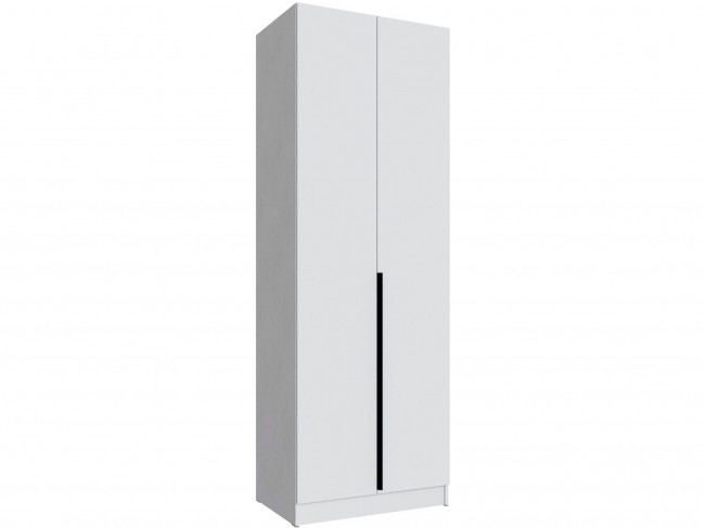 Шкаф Мадрид (0,8) с 2 ящ. внутри без зеркала, Белый фото