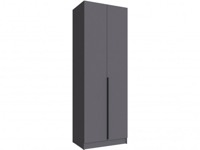 Шкаф Мадрид (0,8) с 2 ящ. внутри без зеркала, Графит серый фото