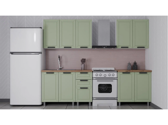 ГК Аленушка 2 м  Лилия Фиcташка/Фисташка,скоба черный,черный фото