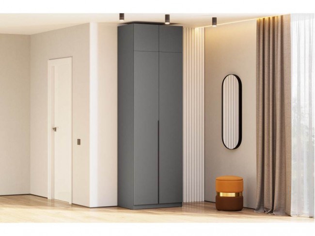 Даиго с антресолью графит серый комплектация 1 Шкаф фото