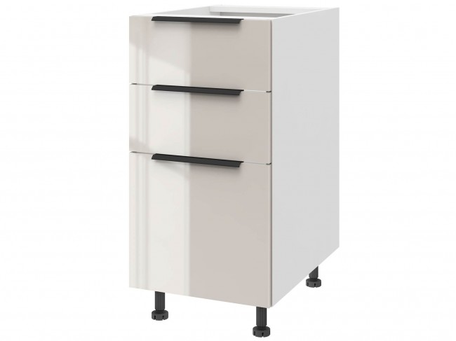 Тумба напольная с 3-мя ящиками Тандембокс 40 х 82 Колор фото