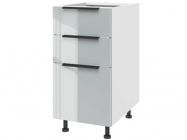 Тумба напольная с 3-мя ящиками Тандембокс 40 х 82 Колор фото