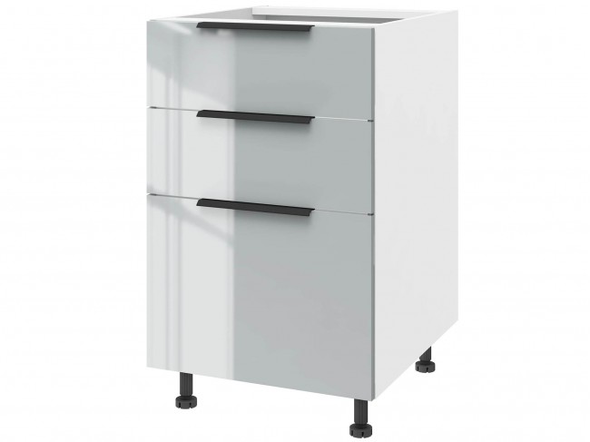 Тумба напольная с 3-мя ящиками Тандембокс 50 х 82 Колор фото