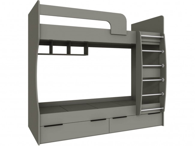 Кровать Мадрид (0,8) двухярусная, Мокко фото