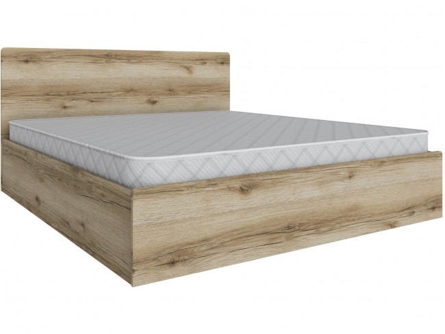 Кровать 180х200 Мадрид с настилом ДСП (МД-1), Дуб делано фото