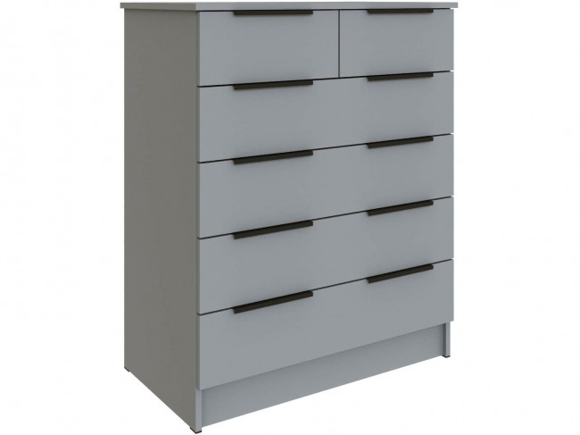 Комод для спальни Мадрид (0,82), Камень серый фото