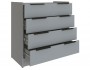 Комод для спальни Мадрид (0,85), Камень серый недорого