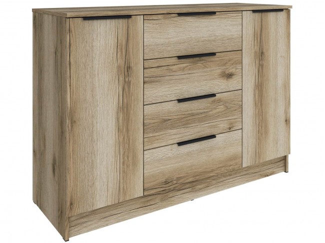 Комод для спальни Мадрид (1,31), Дуб делано фото