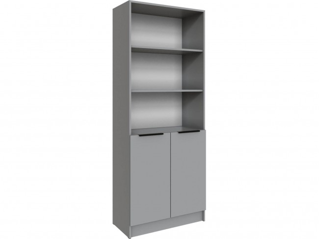 Стеллаж Мадрид (0,75), Камень серый фото