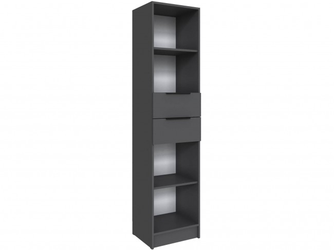 Шкаф Мадрид (0,45), Графит серый фото