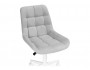Честер светло-серый велюр / белый Офисное кресло недорого
