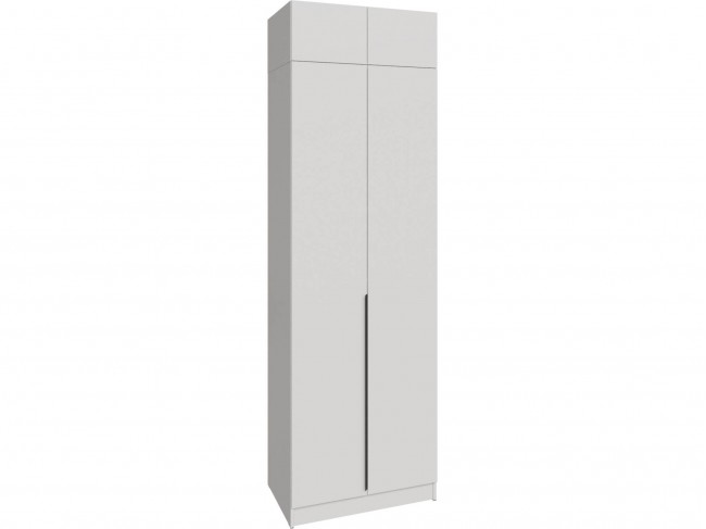 Шкаф 0,8 с антресолью Мадрид, Белый фото