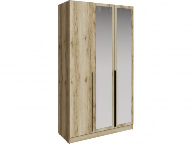Шкаф Мадрид (1,3) с зеркалом, Дуб делано фото