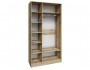 Шкаф Мадрид (1,2) с зеркалом, Дуб делано недорого