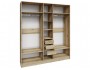 Шкаф Мадрид (2,0) с 3 ящ. внутри без зеркала, Дуб делано недорого