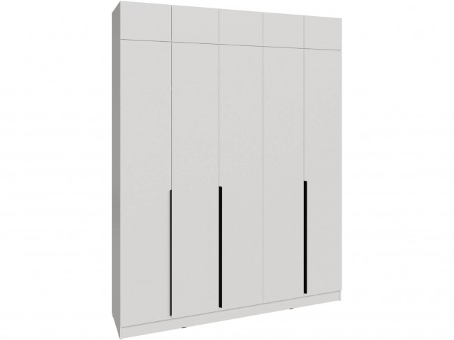 Шкаф 2,0 с антресолью Мадрид, Белый фото