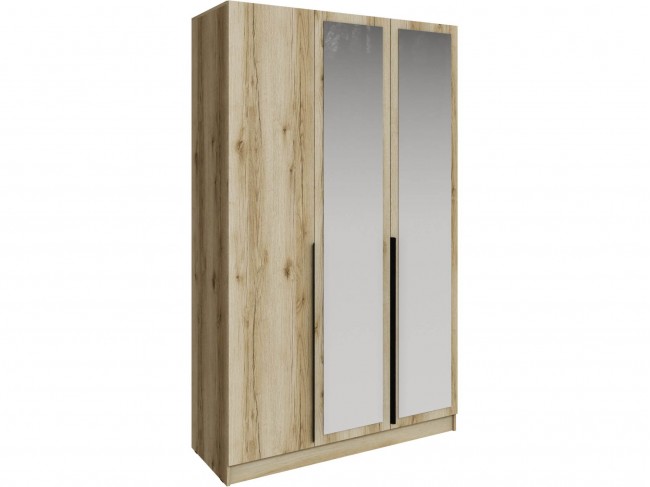Шкаф Мадрид (1,4) с зеркалом, Дуб делано фото