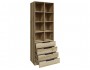 Стеллаж Мадрид (0,8) с 4 ящ., Дуб делано недорого