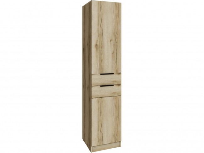 Шкаф Мадрид (0,5) с 2 ящиками, Дуб делано фото