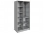 Шкаф Мадрид (0,9) с 1 витриной, Камень серый недорого