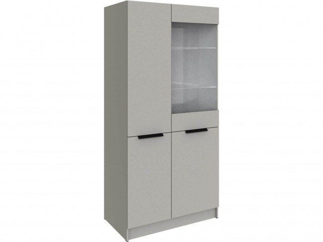 Шкаф Мадрид (0,9) с 1 витриной, Кашемир фото