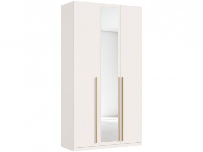 Шкаф 3-х створчатый Ларго (1200) 1 зеркало, Кашемир (золото) фото