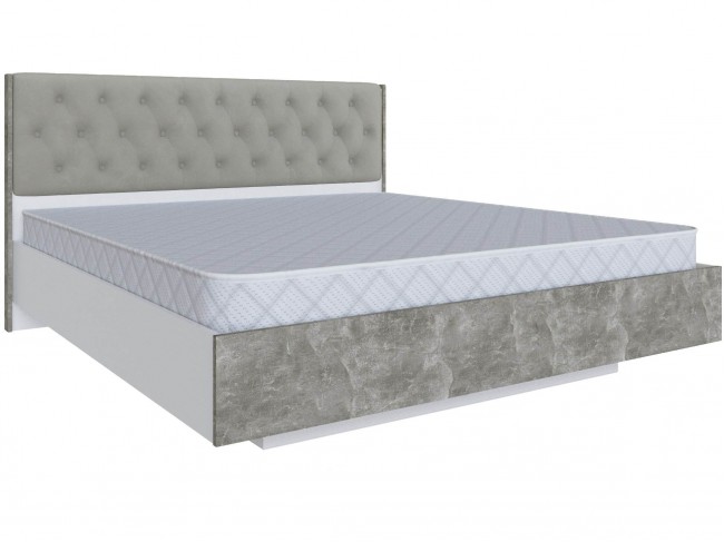 Кровать двуспальная (1,8) Мадрид МД-3 с подъемным основанием, Бе фото