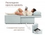 Мягкое дизайнерское кресло-кровать Слайд/Slide мята пастель фото