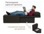 Мягкое дизайнерское кресло-кровать Слайд/Slide коричневый шокола недорого