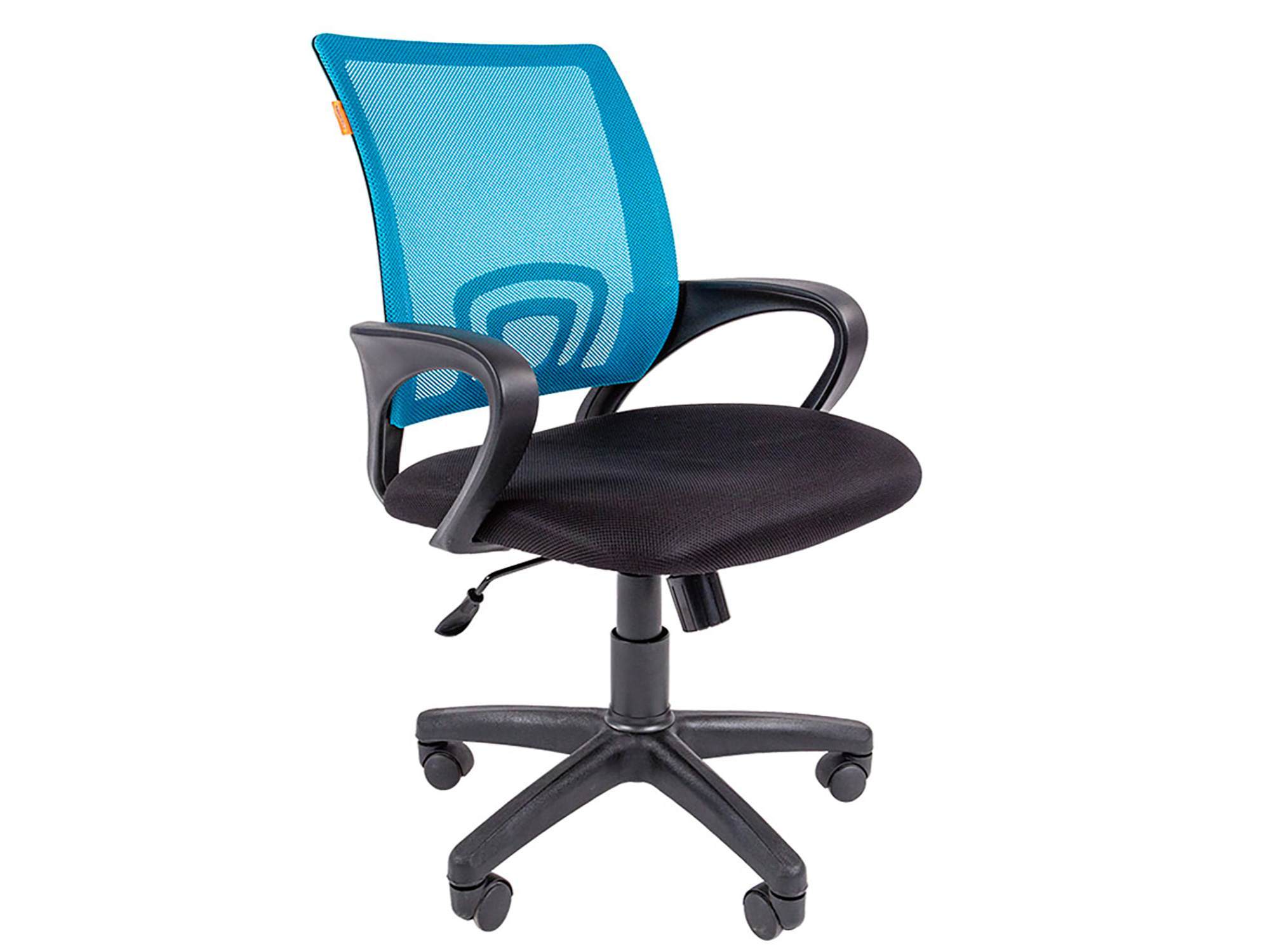 Кресло офисное easy chair 304 lt серое черное сетка ткань пластик